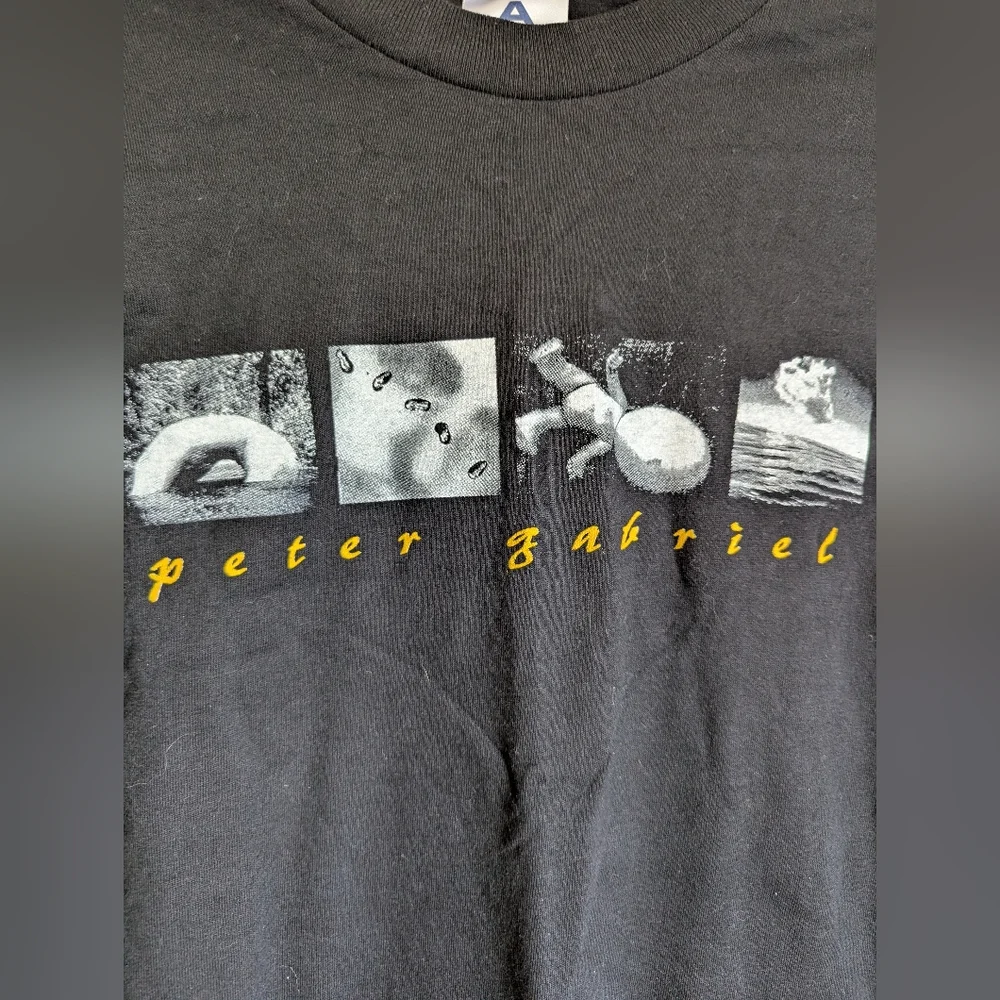 Peter Gabriel Tour 02-03 Black Tee - Picture 2 of 4